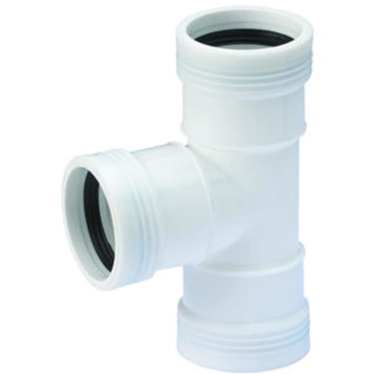 Wavin Wafix grenrør, 88,5°, Ø32 mm, plast, hvid