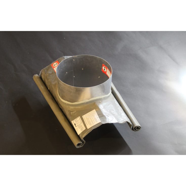Metalbestos skorstein uØ 280mm takmøne 33-45° flex