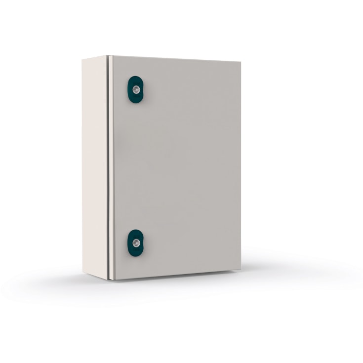 Metalvægskab B500 x H600 x D200 mm, lysegrå, EC050620