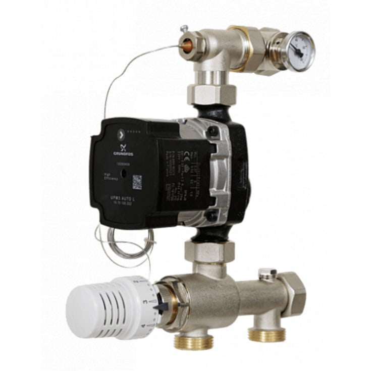 WATTS shunt ISOMIX-F GRUNDFOS UPM3/7  - max. 14 kW