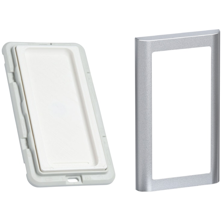 Holder til Philips Hue Dimmer Switch V2, Softline 63 designramme, Stålmetallic