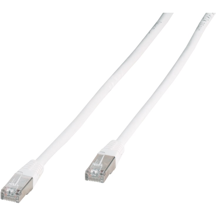 Vivanco nätverkskabel RJ45 kat. 6, vit – 5 meter