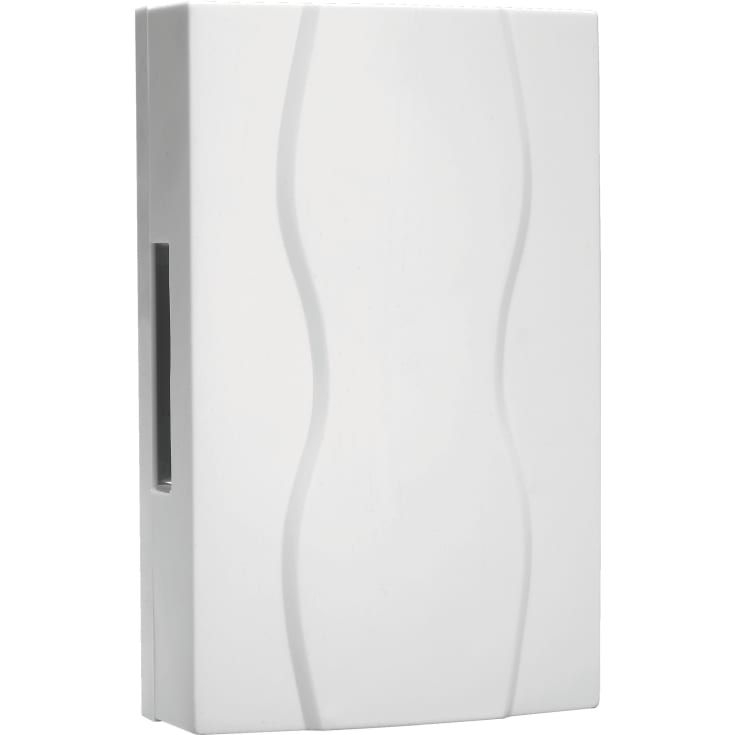 Gong 169 bw ringeklokke hvid 8-12vac/dc el. 4xC bat.