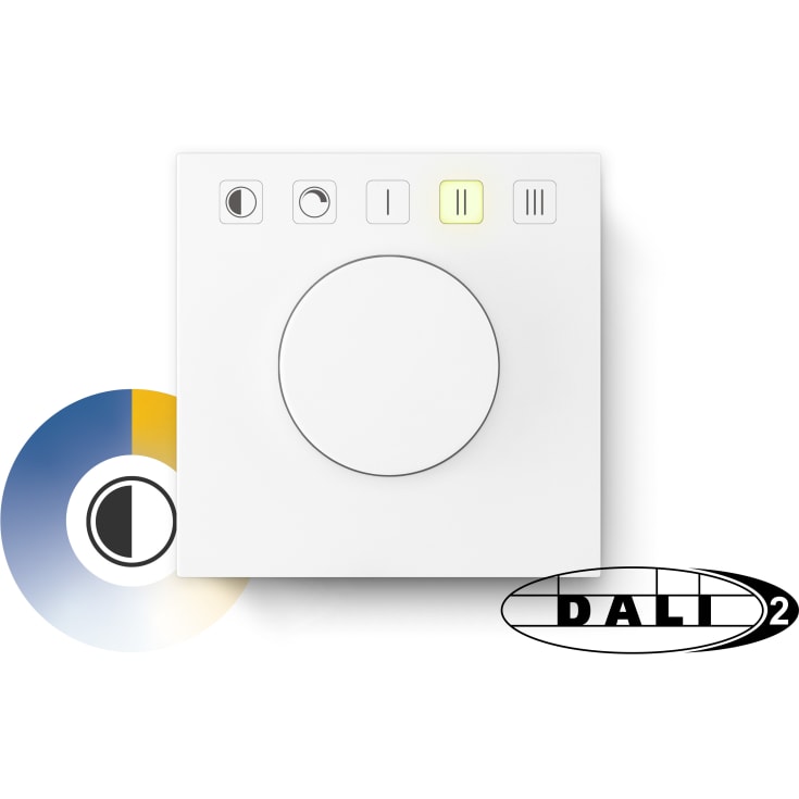 Dali-2 potensiometer PS70MA med 5 trykk for tw og scener