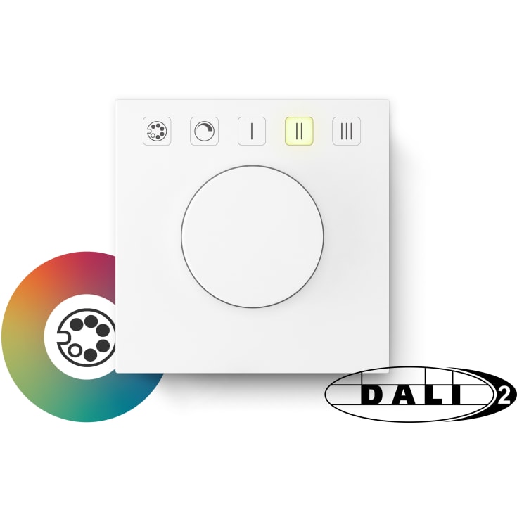 Dali-2 potensiometer PS70MA med 3 trykk for rgb og scener