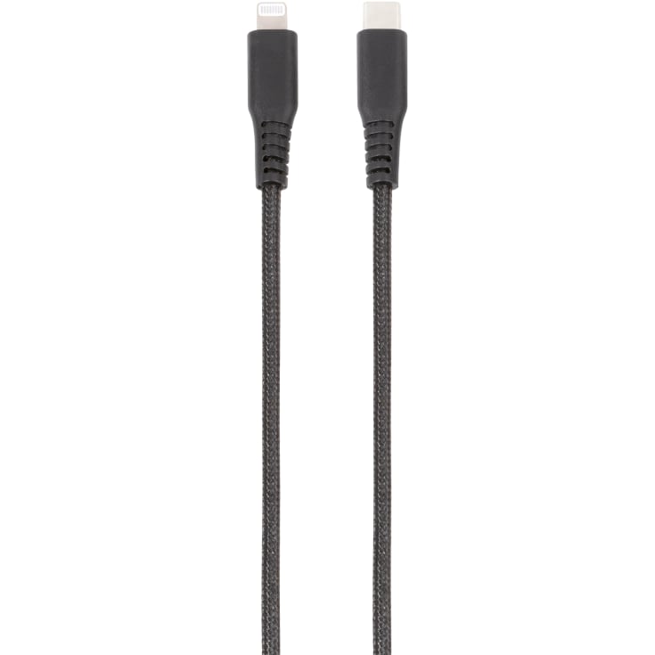 Vivanco LongLife Mfi laddningskabel (Lightning/USB-C), 0,5 meter
