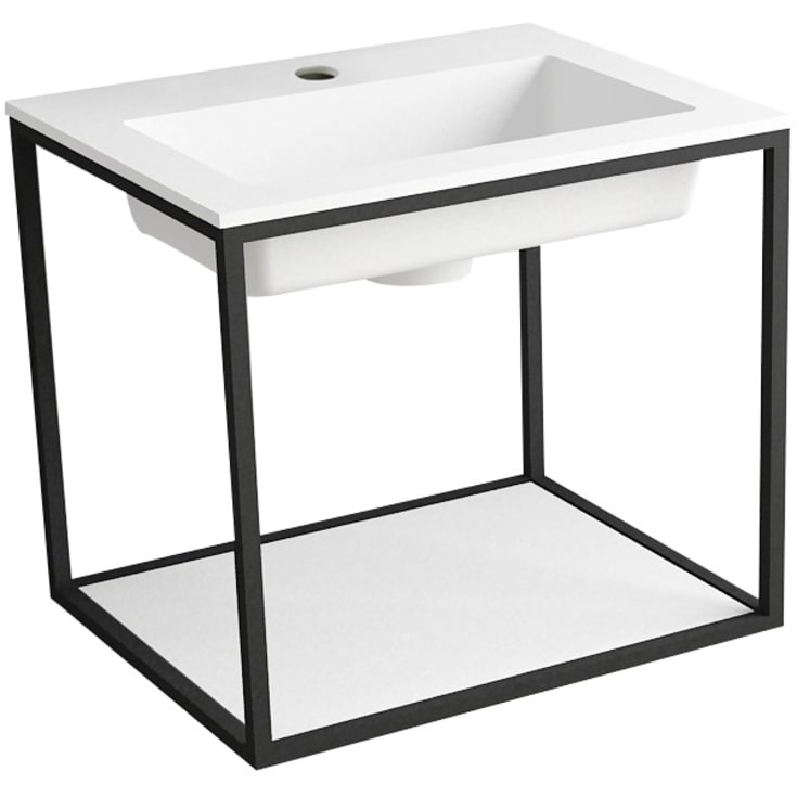 Cassøe Como håndvask, 50x40 cm, mat hvid