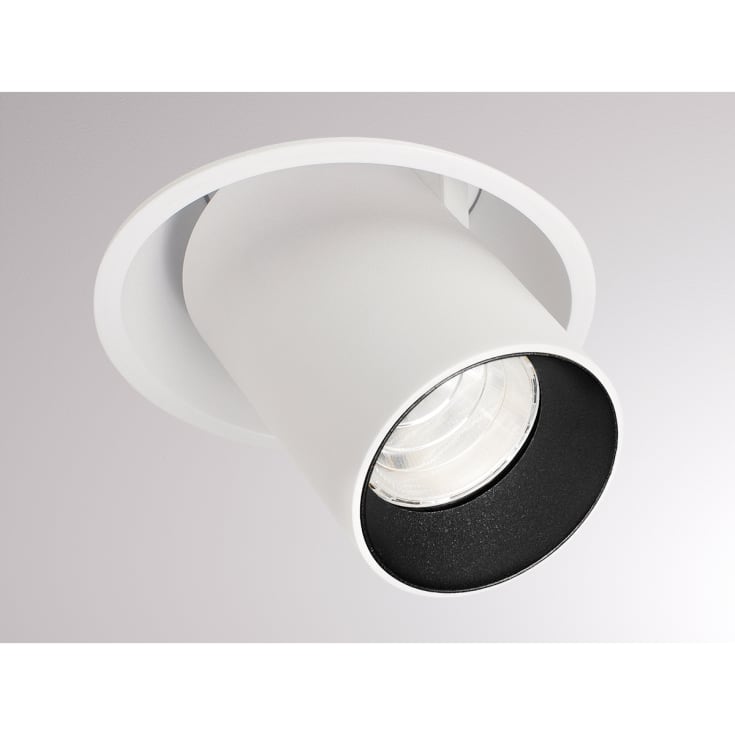 Elix downlight vit/svart 9W 3000K exkl. drivrutin max 500mA 650lm