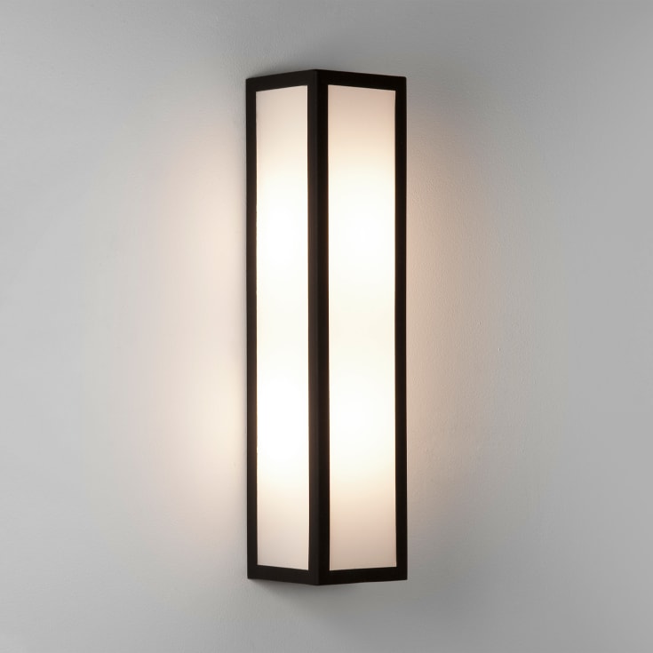 Astro Salerno væglampe I mat sort. max. 2x7W E14 led