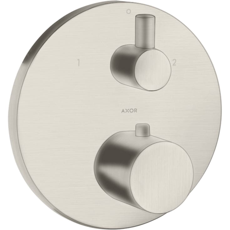 Axor Uno dusjbatteri, stål