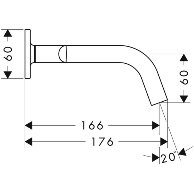 Axor Citterio M håndvaskarmatur, krom