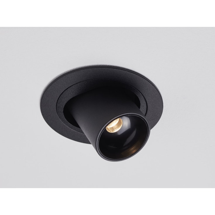 Trigga r downlight svart 6W 2700K exkl. driftdon