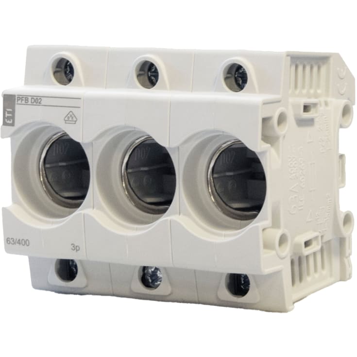 Sikringsholder Neozed D02, 3P, 63A