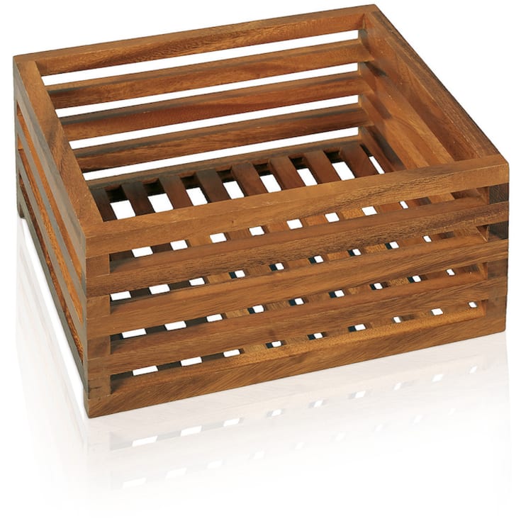 Möve opbevaringskasse, træ