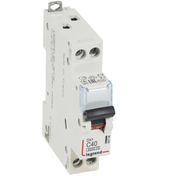 Legrand DX3 automatsikring C 1P+N, 40A