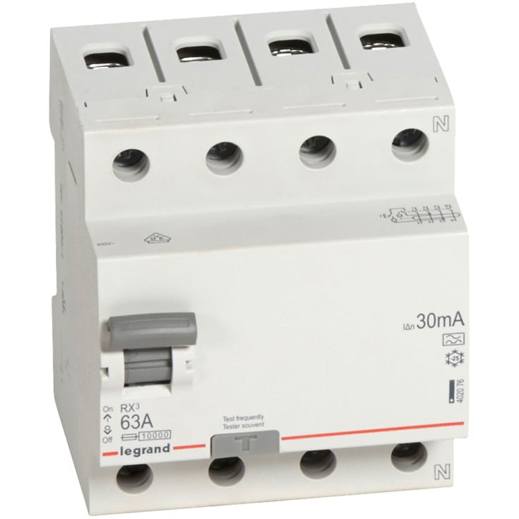 Legrand RX3 HPFI relæ A, 4P, 63A