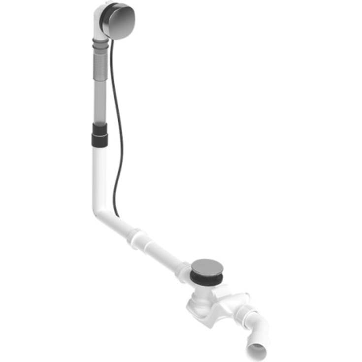 Duravit af- og overløbssæt, 85 cm, krom