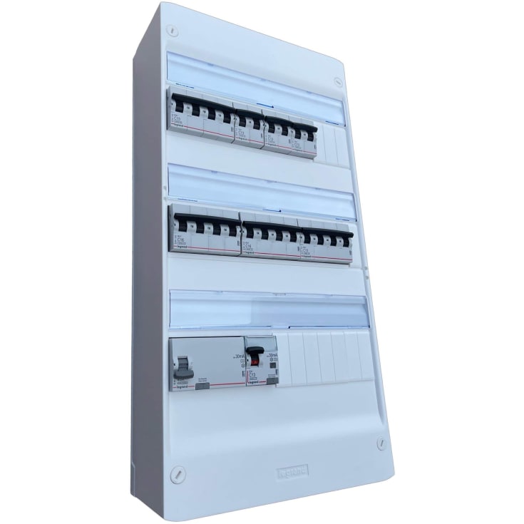 Legrand færdigmonteret boligtavle LE3 01.2230, Hvid
