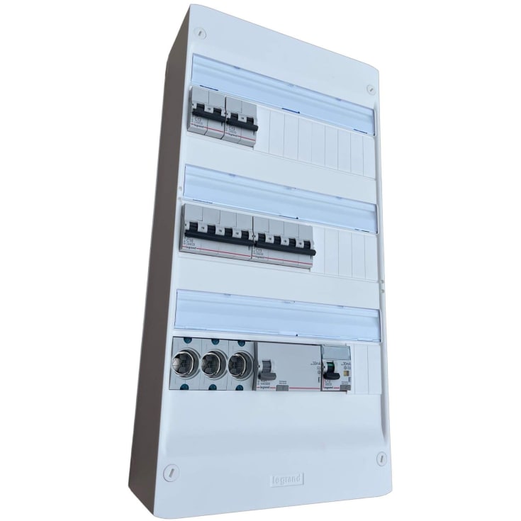 Legrand færdigmonteret boligtavle LE3 01.1120 D02, Hvid