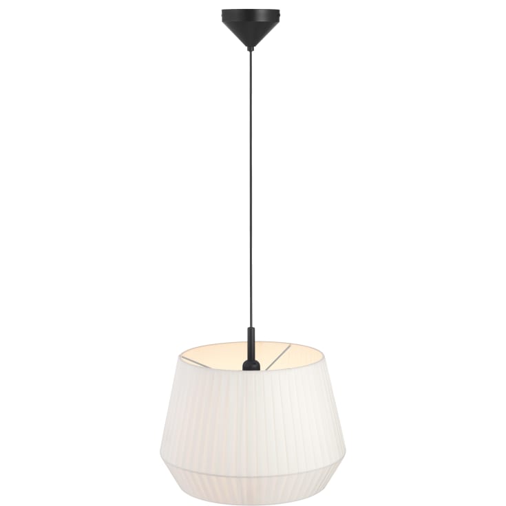 Nordlux Dicte pendellampa, vit, Ø40 cm