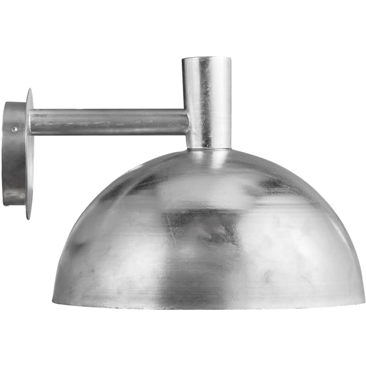 Nordlux Arki udendørs væglampe, galvaniseret stål, Ø35 cm