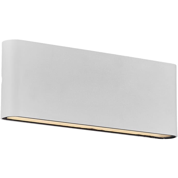 Nordlux Kinver vägglampa utomhus, vit, 26 cm