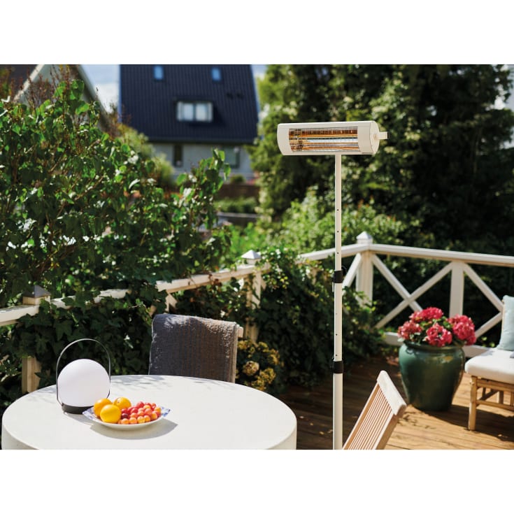 Solamagic Eco+ Pro infrarød terrassevarmer, 1400W , antracitgrå