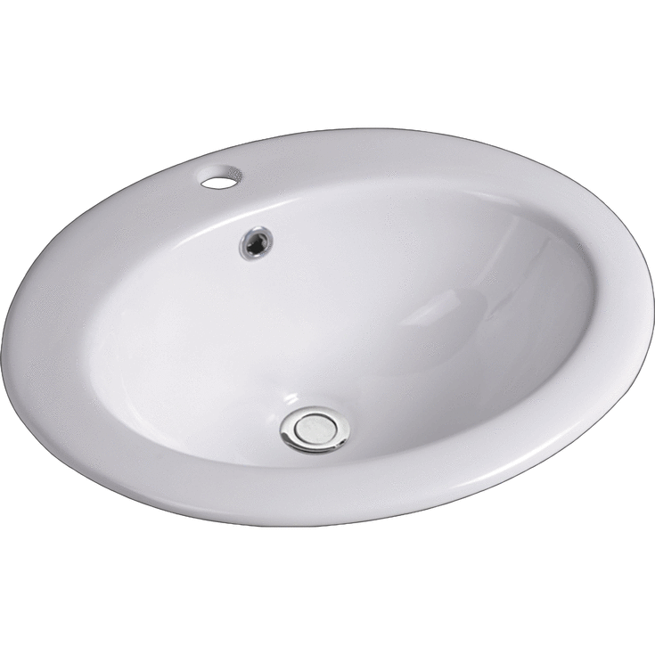 Lavabo Gino tvättställ, 51x45 cm, vit