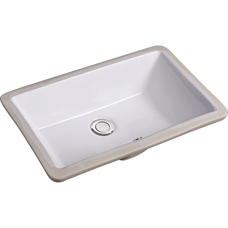 Lavabo Gino håndvask, 53x35 cm, hvid