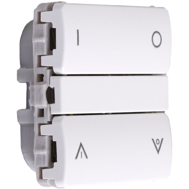 XL Hue-kompatibel ZigBee-trykkbryter, av/på opp/ned for LK FUGA hvit