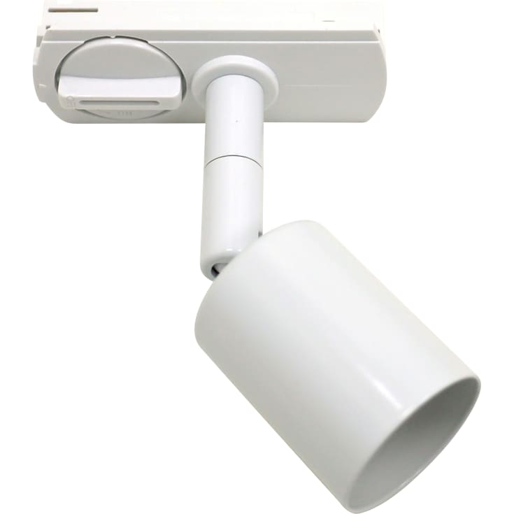 Spot Track light, 1F, GU10 ECO, eksklusiv lyskilde, mat hvid