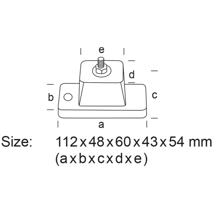 Andersen Electric gummifødder til varmepumpe, 4 stk.