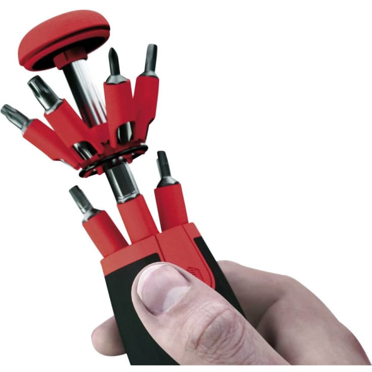 Wiha LiftUp bitskrutrekker med 13 doble bits