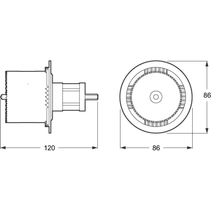 LK Fuga Hulsav til Air Slim forfradåse, Ø65 mm