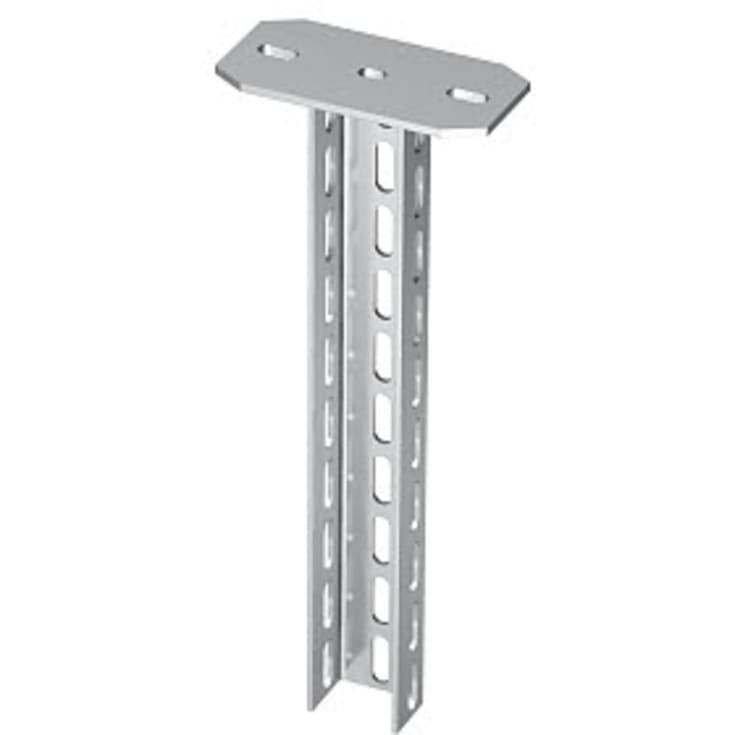 Takhänge 70x50x1400 med toppplatta US 7 K 140 rostfritt stål A2