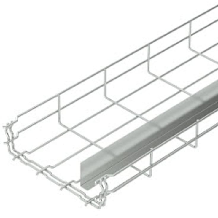 3 meter Gitterbakke GRM-T 55x200 Med 1 delespor G El-forzinket