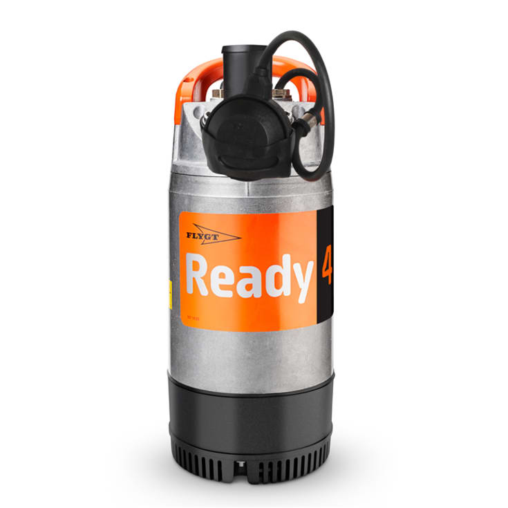 Flygt 2" entreprenørpumpe READY4, med vippe