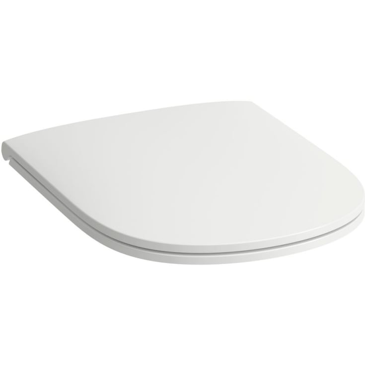 Laufen Lua Slim toalettsits, soft close, snabbfäste, vit