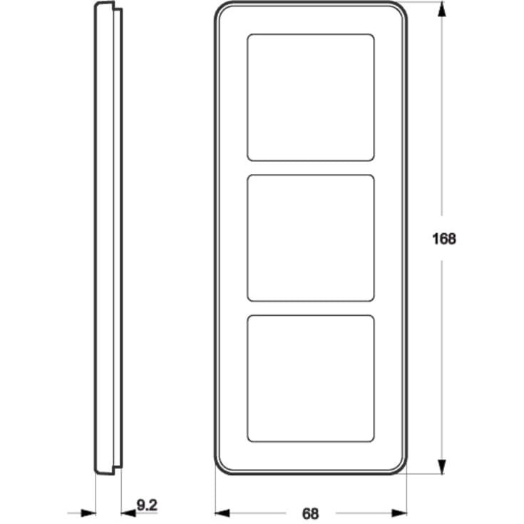 LK Fuga Choice designramme, 3 modul