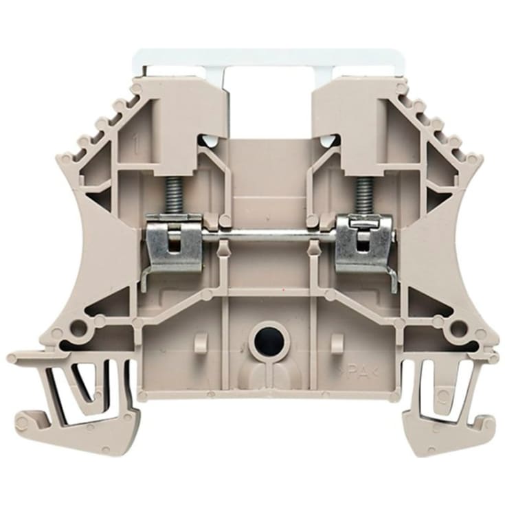 50 stk Weidmüller WDU rækkeklemme, 2,5 mm², beige