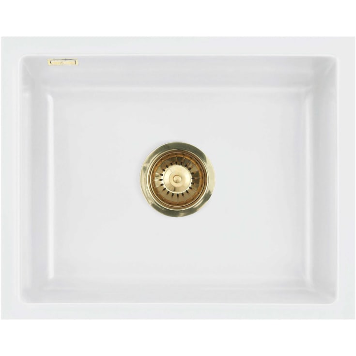 Lavabo Mera 50U køkkenvask, 55,1x44,1 cm, mat hvid