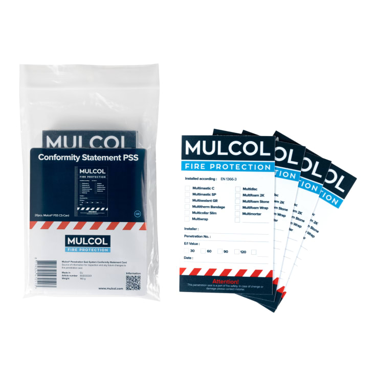 ARMADAN Mulcol skilt 100x70x1mm PVC hvit