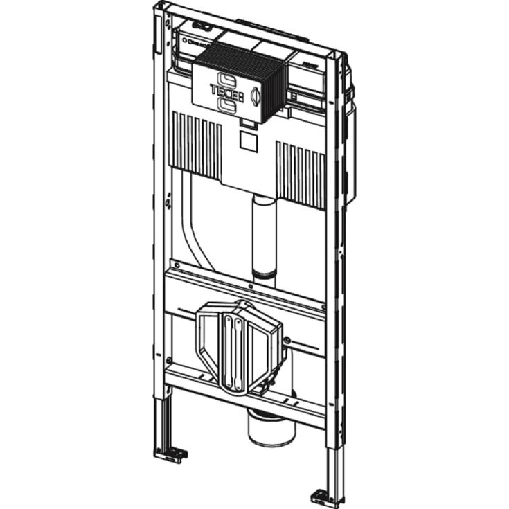 Tece indbygningscisterne, 112 cm