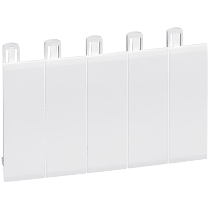 Deksel for gruppetavle 5 modul, hvit