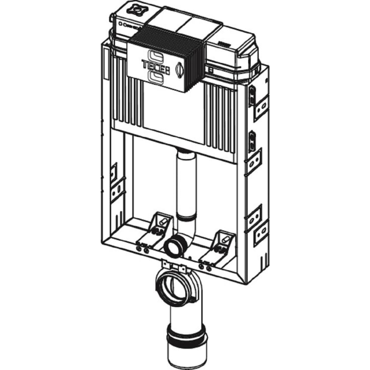 Tecebox inbyggnadscistern, 106 cm