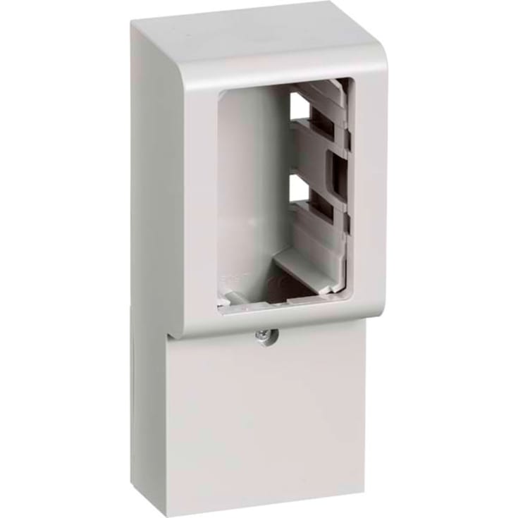 LK Fuga Softline panelunderlag på 49 mm med 1,5 modul i lysegrå