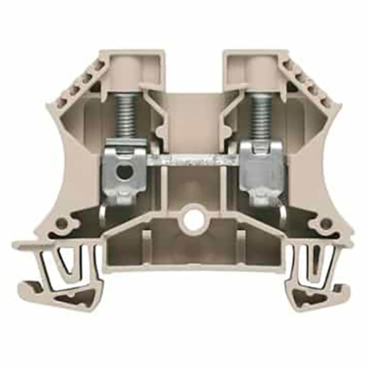 Rækkeklemme WDU 10, beige