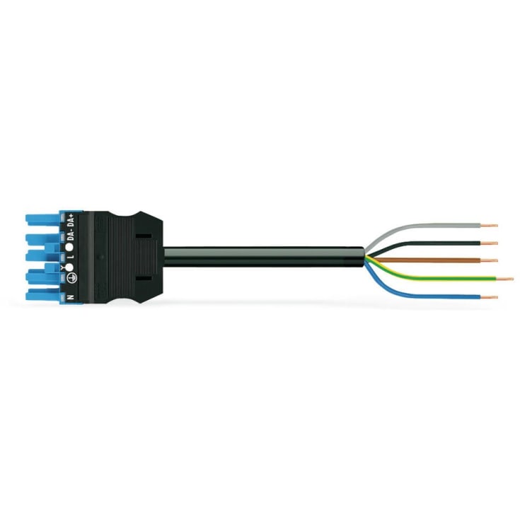 WINSTA® MIDI anslutningskabel Eca hona/fri 5G2,5 mm² 1m HF blå