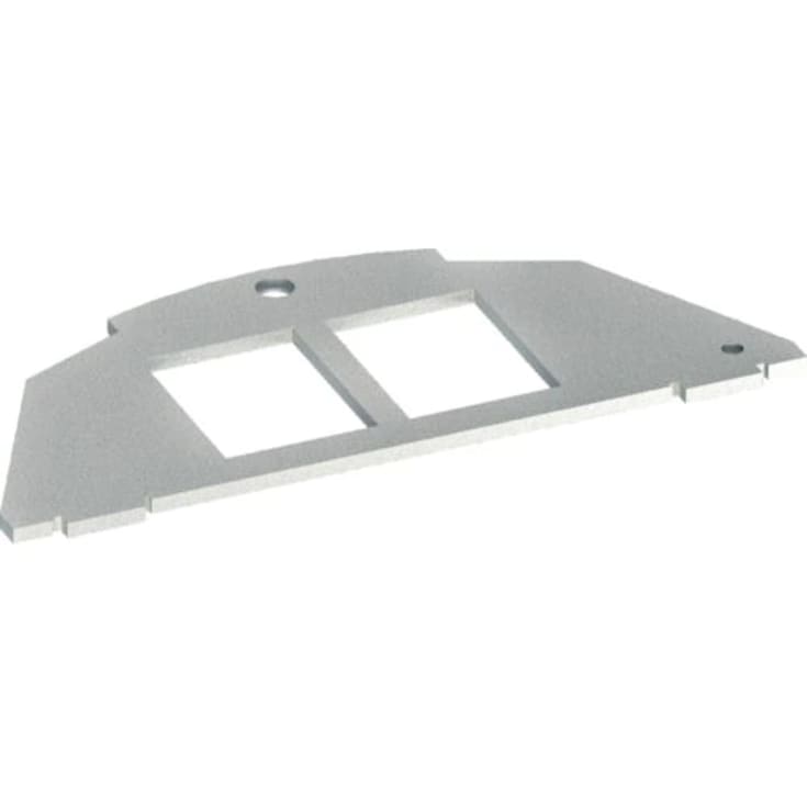 Monteringsplatta typ 01 för Keystone 19,3 x 14,8 mm BSM012