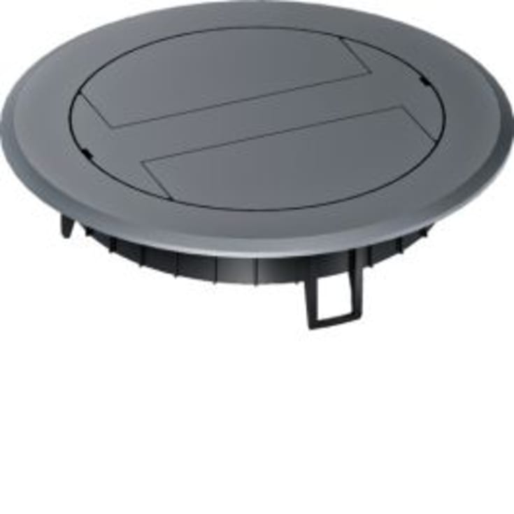 Klaplåg plast RAL7011 R02 BSR02KK7011